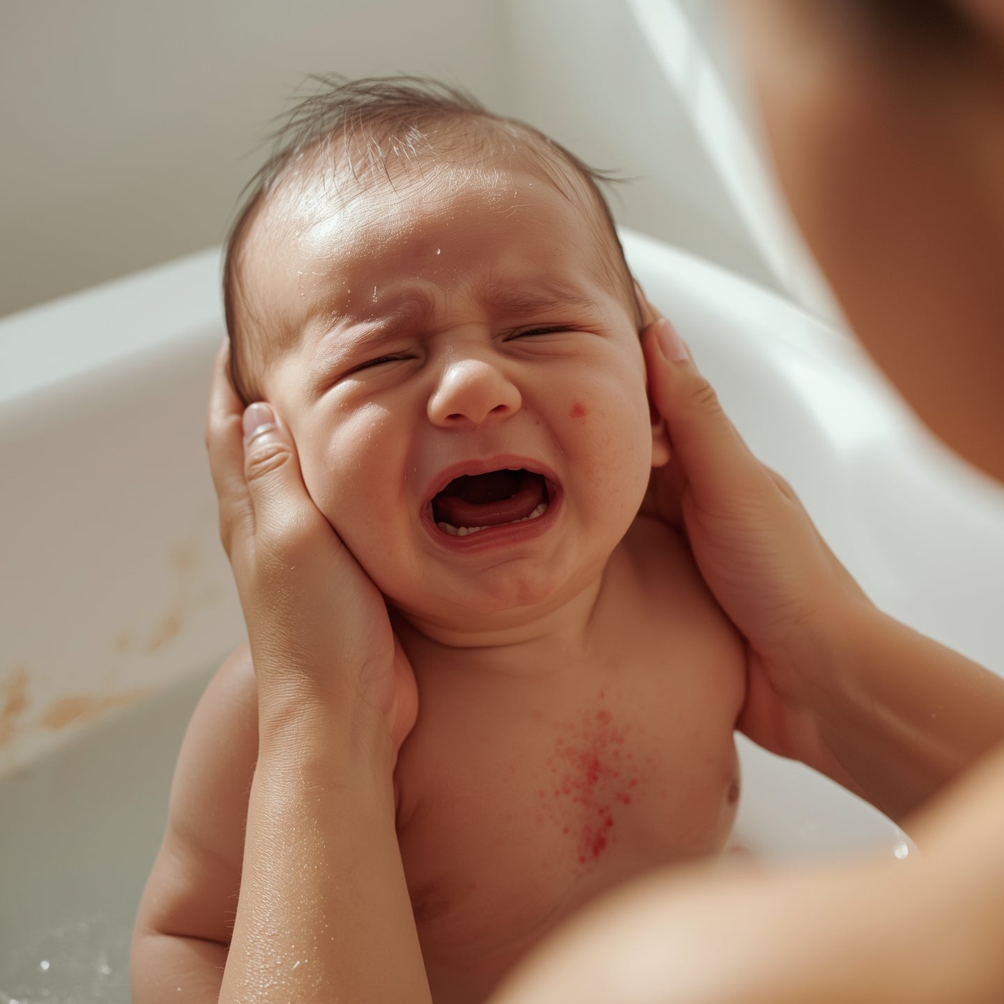 If Your Baby's Skin Gets Worse After Bath Time,