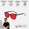 Unisex Red Lens Blue Light Glasses